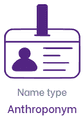 Name type indicator